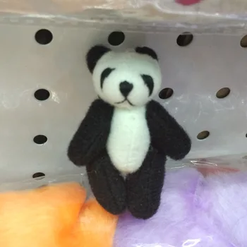 5piece, Občutljivo Kakovosti 6 CM Pribl. Panda Igrače , Otroška Živali Polnjene Plišastih Panda Igrače , Ključnih verige panda lutke