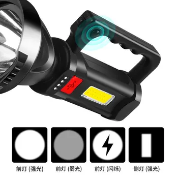 Novo P50 Svetilka USB Polnilne Prostem Nosijo Luč za Kampiranje Prenosni Nepremočljiva Iskalnim Luč