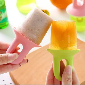 2pcs/veliko DIY Ledu Pop Maker Cev Pladenj Popsicle Plesni Sladoled Jogurt Plesni s Pokrovi Otrok Darilo Naključno Barvo OK 0437