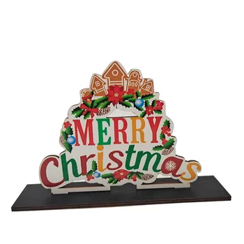 1pc Santa Claus Snežaka Elk Lesa Obrti Božič Božič drevo Ornament Noel Božično Dekoracijo Za Dom Natalne Darilo 2022 Novo Leto