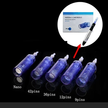 10pcs Modra Dr. pero Ultima A1 Iglo Kartuš, ki Kožo Obnovi Microneedle Derma Pero Zamenjava Tatoo Nasveti FDA
